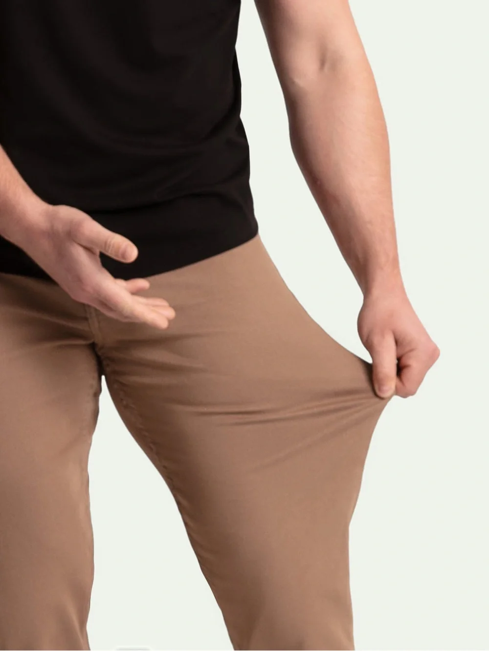 TPJ Straight stretch Jeans in Tan